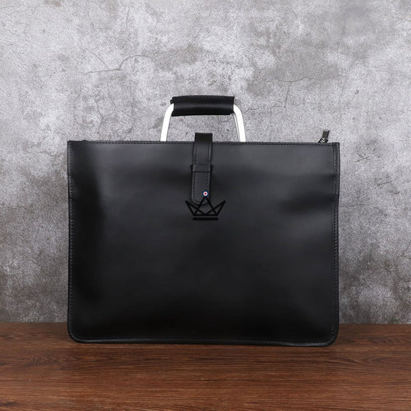 Sacoche en cuir vintage - WINSTON -  - Sacoche - Cadeau, Noël, Anniversaire, Original - Atelier Atypique