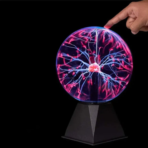 Lampe plasma tactile, boule plasma 10 à 20 cm - FULGUR