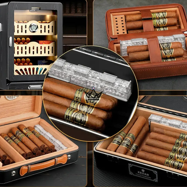 Humidificateur à cigare – Linear Crystal Duo (lot de 2)