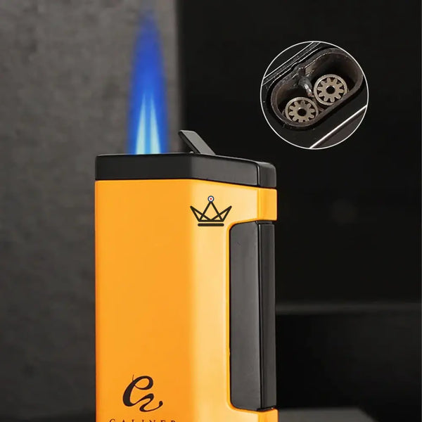 Coffret Briquet et Coupe-Cigare - GOLDYR - [] - coffret cigare - Cadeau, Noël, Anniversaire, Original, Fête des pères, fête des mères - Atelier Atypique