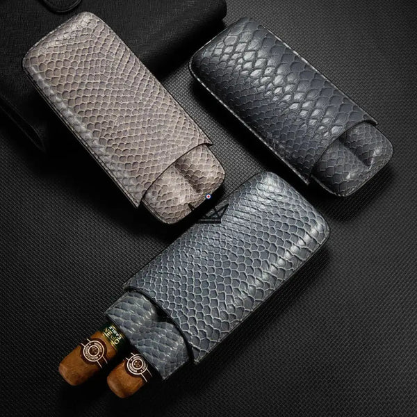 Etui à cigare en cuir - AURELIUS Edition - [] - etui cigare - Cadeau, Noël, Anniversaire, Original, Fête des pères, fête des mères - Atelier Atypique