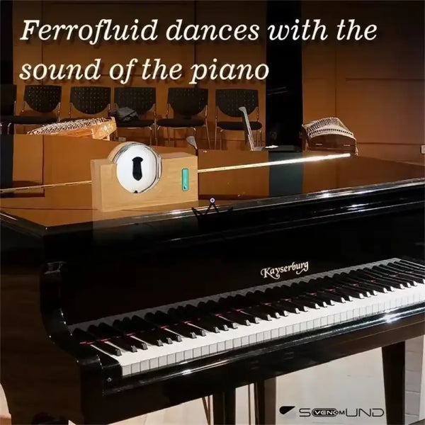 Enceinte ferrofluide qui danse au rythme de la musique - ONDA