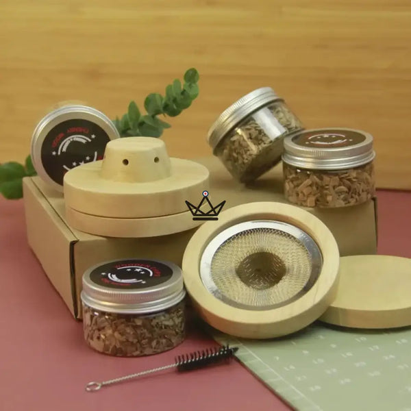 🔥 Kit de fumage pour cocktails - SmokerCraft Origin - [] -  - Cadeau, Noël, Anniversaire, Original, Fête des pères, fête des mères - Atelier Atypique