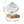 Baromètre à cristaux cube en verre sur socle bois - GIVRE