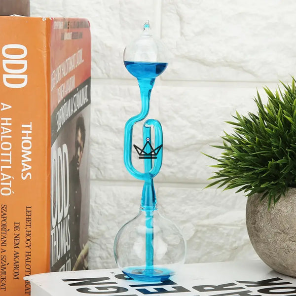 Bouillant de Franklin en verre, liquide bleu qui bout dans la main — CALORIS – 2/7