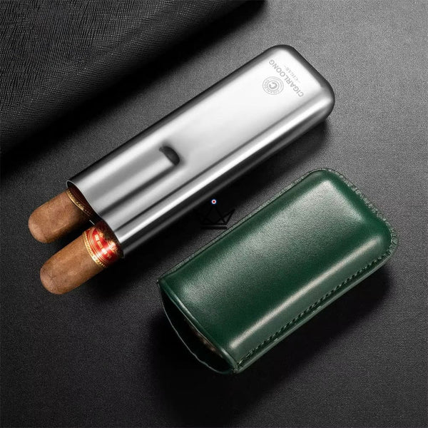 Etui à cigares en cuir - Savoy Elite