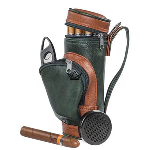 Étui de voyage 8 cigares en forme de sac de golf — FAIRWAY