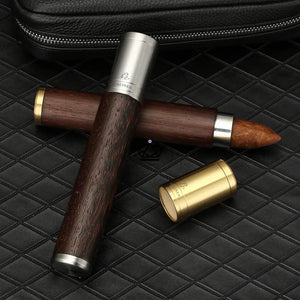 Tube à cigare - Aurora Wood -  - etui - Cadeau, Noël, Anniversaire, Original, Fête des pères, fête des mères - Atelier Atypique