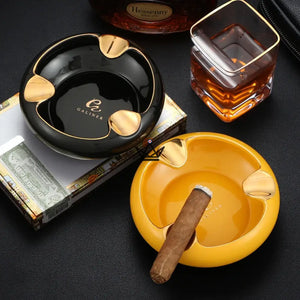 Cendrier à Cigare en Céramique - Smoky Elegance -  - cendrier - Cadeau, Noël, Anniversaire, Original, Fête des pères, fête des mères - Atelier Atypique