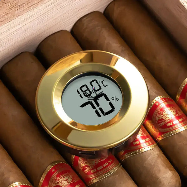 Hygromètre électronique pour Cigares - EliteGuard -  - hygrometre - Cadeau, Noël, Anniversaire, Original, Fête des pères, fête des mères - Atelier Atypique