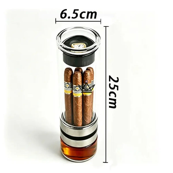 Infuseur à Cigare Verre Borosilicate 3-5 Cigares - INFUSIO CALICE