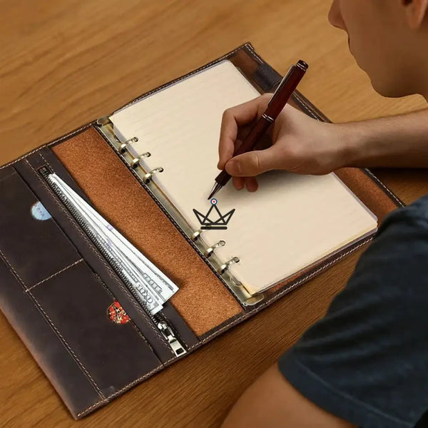 Organiseur Carnet A5 en Cuir Personnalisable - VOYAGEUR Winko