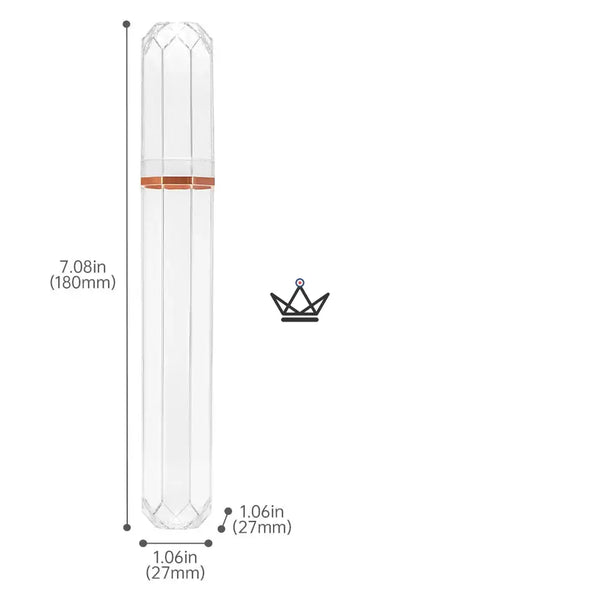 Tube à cigare en acrylique transparent – Prisme - [] - etui cigare - Cadeau, Noël, Anniversaire, Original, Fête des pères, fête des mères - Atelier Atypique