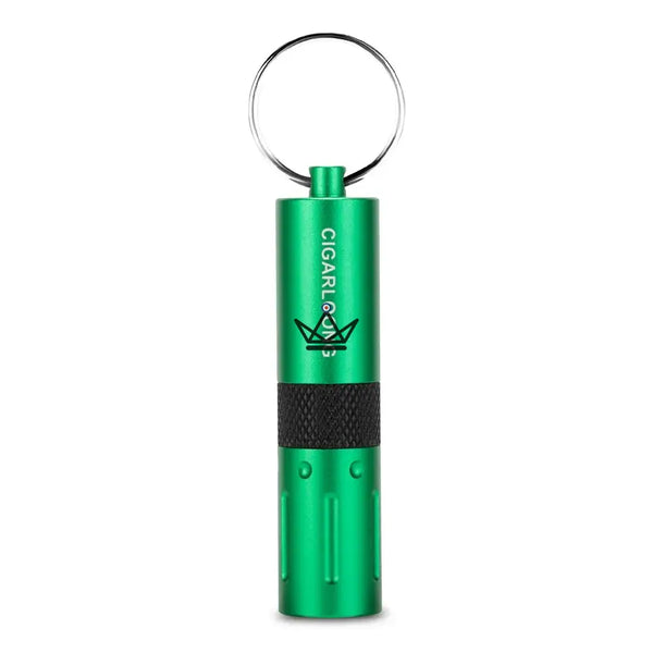 Poinçon à Cigares 2-en-1 CAPONE — Acier Inox, 6 Couleurs | Écrin Cadeau