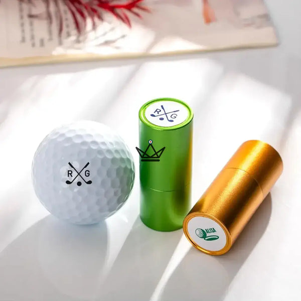 Tampon pour balles de golf personnalisable, monogramme ou logo — PAR – 11/12