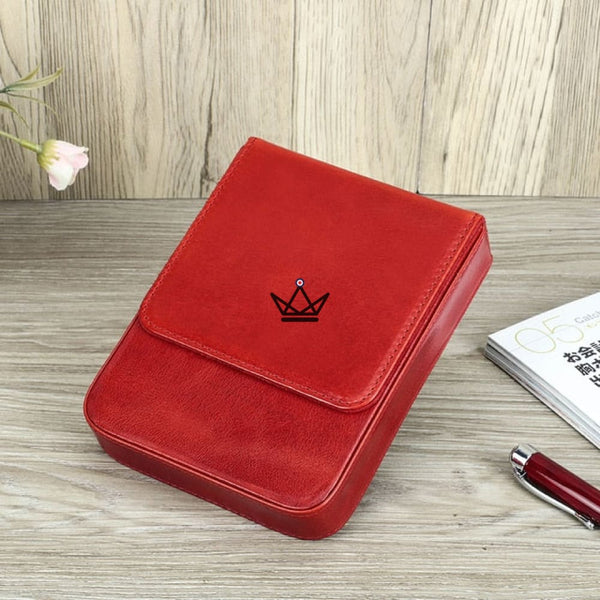 Etui en cuir de luxe pour stylo plume - Magnus (personnalisable) -  - etui stylo personnalisable - Cadeau, Noël, Anniversaire, Original - Atelier Atypique