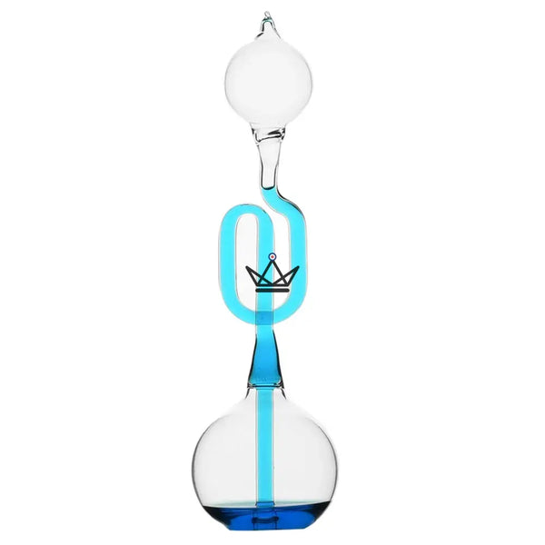 Bouillant de Franklin en verre, liquide bleu qui bout dans la main — CALORIS – 6/7