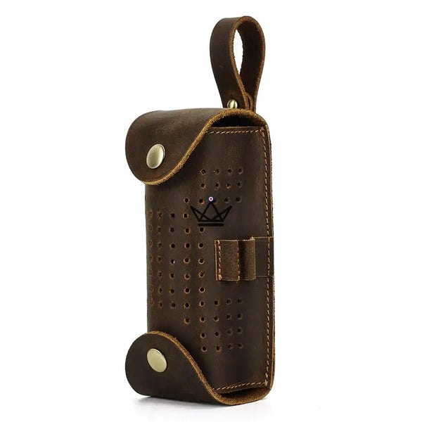 Étui à balle de golf en cuir personnalisable – Voyageur Tee Golf - [] - sac golf personnalisable - Cadeau, Noël, Anniversaire, Original, Fête des pères, fête des mères - Atelier Atypique