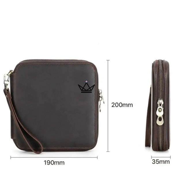 Étui de Voyage en Cuir pour Montres personnalisable – Voyager Keeper - [] - etui montre personnalisable - Cadeau, Noël, Anniversaire, Original, Fête des pères, fête des mères - Atelier Atypique