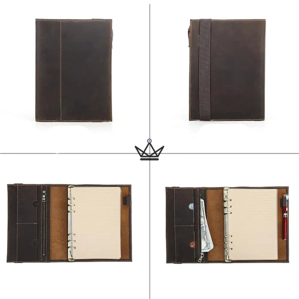 Organiseur Carnet A5 en Cuir Personnalisable - VOYAGEUR Winko