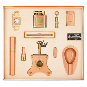 Coffret du Cigare de luxe 10 pièces - Majestic -  - Briquet Out - Cadeau, Noël, Anniversaire, Original - Atelier Atypique