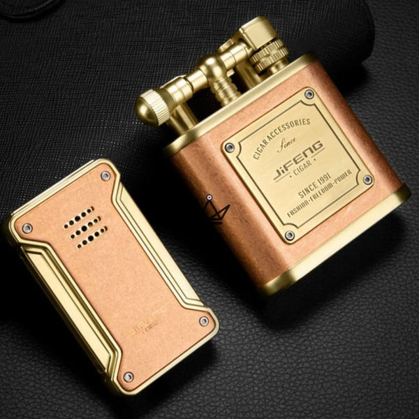 Coffret du Cigare de luxe 10 pièces - Majestic -  - Briquet Out - Cadeau, Noël, Anniversaire, Original - Atelier Atypique