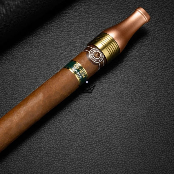 Coffret du Cigare de luxe 10 pièces - Majestic -  - Briquet Out - Cadeau, Noël, Anniversaire, Original - Atelier Atypique