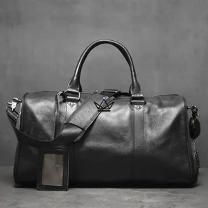 Sac de voyage en cuir vintage - ARTHUR -  - Sac de voyage Weekender - Cadeau, Noël, Anniversaire, Original, Fête des pères, fête des mères - Atelier Atypique