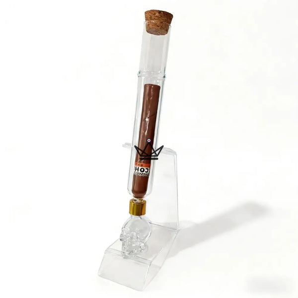 Infuseur à cigare en verre, réservoir crâne et support — INFUSIO SKULL – 6/8