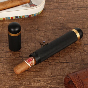 Tube à cigare - Aurora Zamak -  - etui cigare - Cadeau, Noël, Anniversaire, Original, Fête des pères, fête des mères - Atelier Atypique