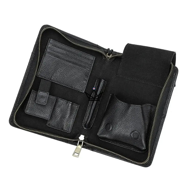 Étui à Cigares en Cuir Personnalisable - Voyageur Tempo -  - etui cigare personnalisable - Cadeau, Noël, Anniversaire, Original, Fête des pères, fête des mères - Atelier Atypique