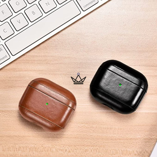 Housse en cuir pour AirPods 3 - The CasePods Third -  - ecouteur - Cadeau, Noël, Anniversaire, Original - Atelier Atypique