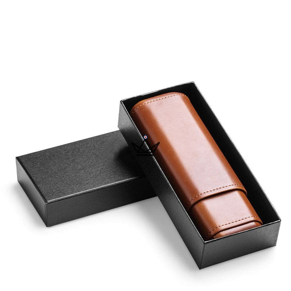 Etui 2 ou 3 cigares - DAMAS WOOD -  - Etui à cigare - Cadeau, Noël, Anniversaire, Original - Atelier Atypique