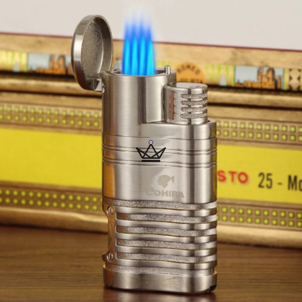 Briquet Chalumeau COHIBA - 4 Torches - NewPunch - Atelier Atypique