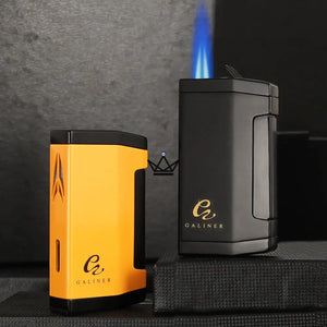 Briquet Chalumeau 2 Torches - GOLDYR -  - Briquet Out - Cadeau, Noël, Anniversaire, Original - Atelier Atypique