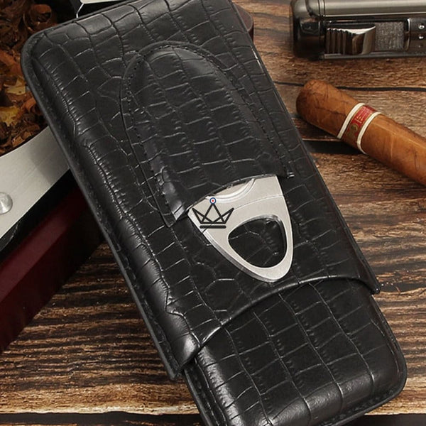 Etui à cigare en cuir - Beast -  - etui cigare - Cadeau, Noël, Anniversaire, Original - Atelier Atypique