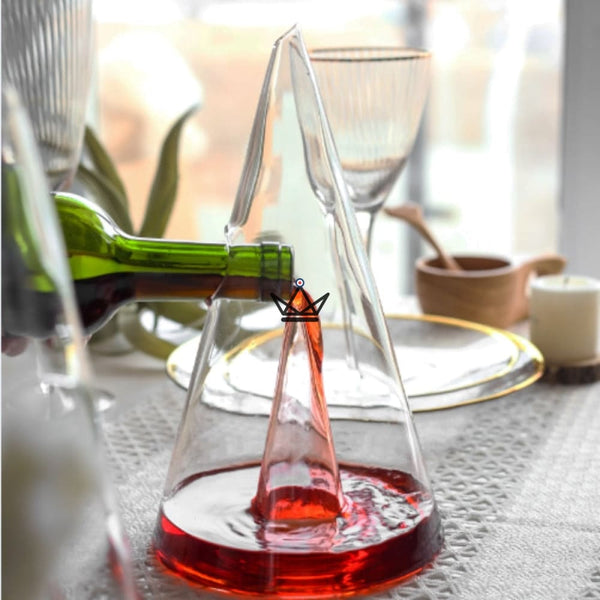 Carafe à vin / décanteur  Pyramide - YUCATAN -  - carafe à decanter - Cadeau, Noël, Anniversaire, Original - Atelier Atypique