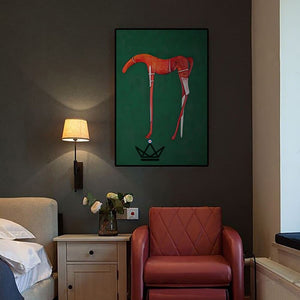 Peinture à l'huile sur toile XXL - Équilibre Animal - [] - toile - Cadeau, Noël, Anniversaire, Original, Fête des pères, fête des mères - Atelier Atypique