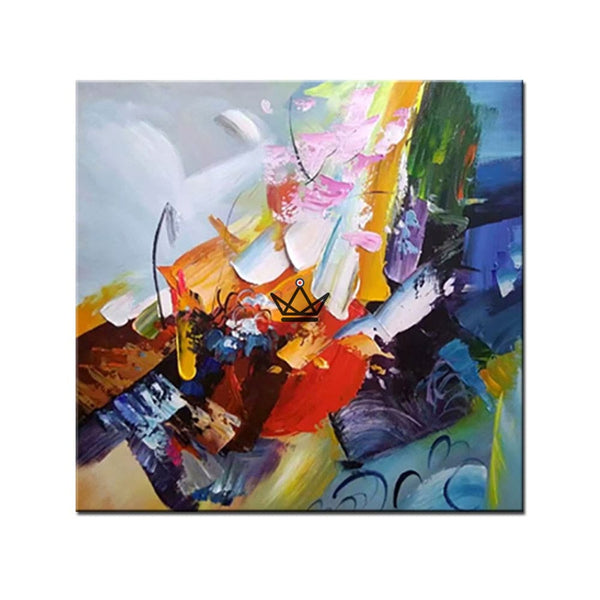 Peinture à l'huile sur toile XXL - Fusion Chromatique -  - toile - Cadeau, Noël, Anniversaire, Original - Atelier Atypique