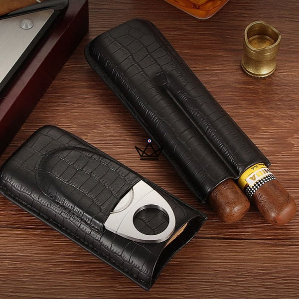 Etui à cigare en cuir - Beast -  - etui cigare - Cadeau, Noël, Anniversaire, Original - Atelier Atypique