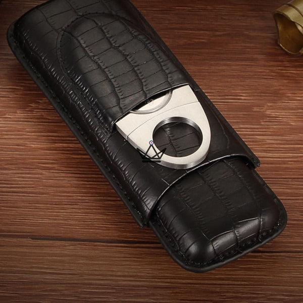 Etui à cigare en cuir - Beast -  - etui cigare - Cadeau, Noël, Anniversaire, Original - Atelier Atypique