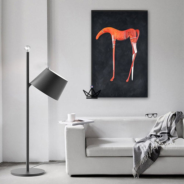Peinture à l'huile sur toile XXL - Équilibre Animal -  - toile - Cadeau, Noël, Anniversaire, Original - Atelier Atypique