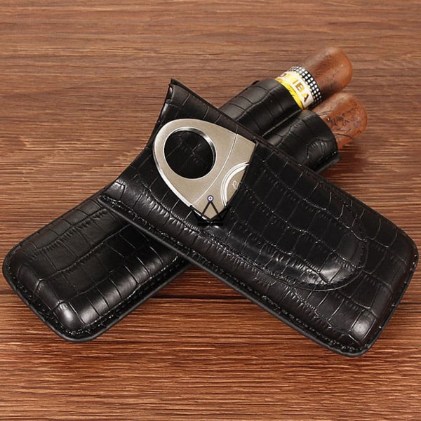 Etui à cigare en cuir - Beast -  - etui cigare - Cadeau, Noël, Anniversaire, Original - Atelier Atypique