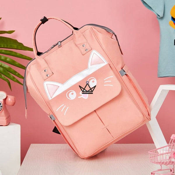 sac de maternité à langer liste de naissance bebe nouveau né chaton rose