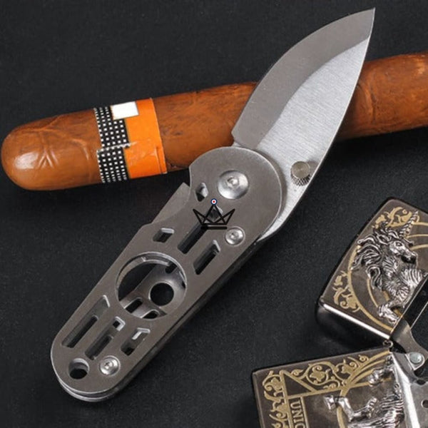 Couteau coupe-cigare - SWORD fine lame argent pas chere cadeau original homme