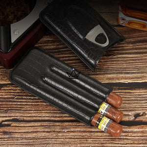 Etui à cigare en cuir - Beast -  - etui cigare - Cadeau, Noël, Anniversaire, Original - Atelier Atypique