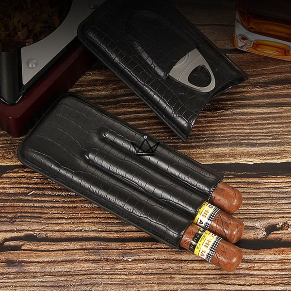 Etui à cigare en cuir - Beast -  - etui cigare - Cadeau, Noël, Anniversaire, Original - Atelier Atypique