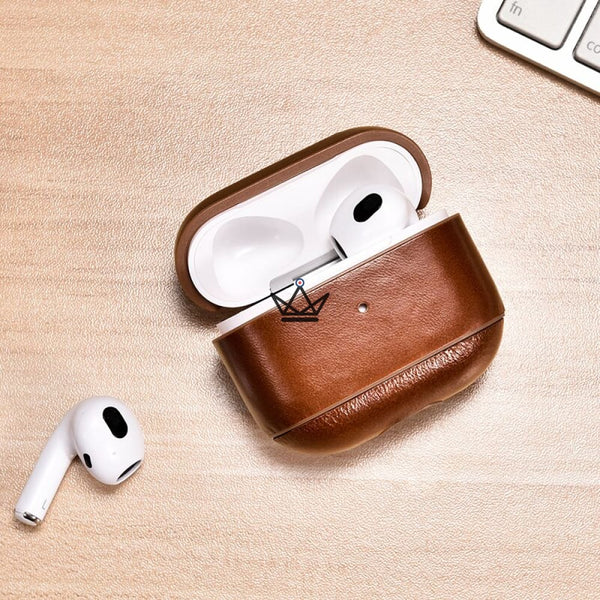 Housse en cuir pour AirPods 3 - The CasePods Third -  - ecouteur - Cadeau, Noël, Anniversaire, Original - Atelier Atypique