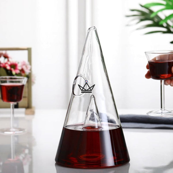 Carafe à vin / décanteur  Pyramide - YUCATAN -  - carafe à decanter - Cadeau, Noël, Anniversaire, Original - Atelier Atypique