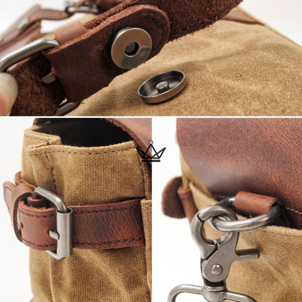 Sacoche en cuir vintage - NOE -  - Sacoche - Cadeau, Noël, Anniversaire, Original - Atelier Atypique